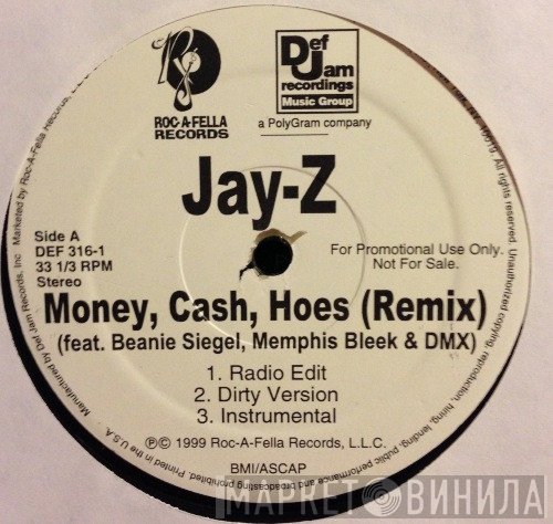 Jay-Z - Money, Cash, Hoes (Remix) / Jigga What?