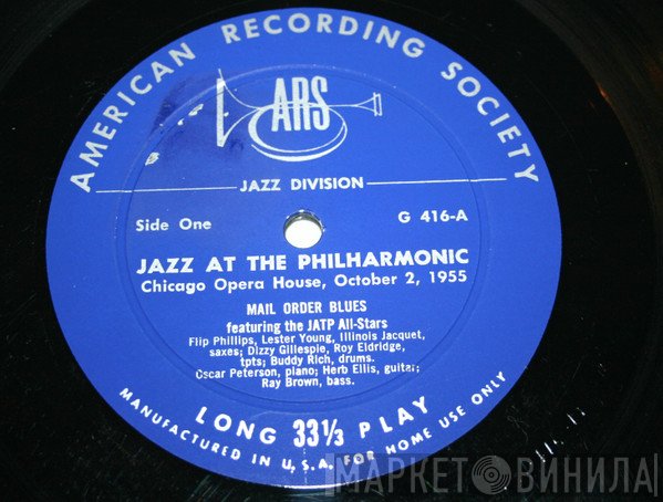 Jazz At The Philharmonic - Jazz At The Philharmonic (Chicago Opera House, October 2, 1955)