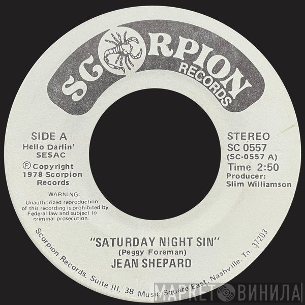 Jean Shepard  - Saturday Night Sin