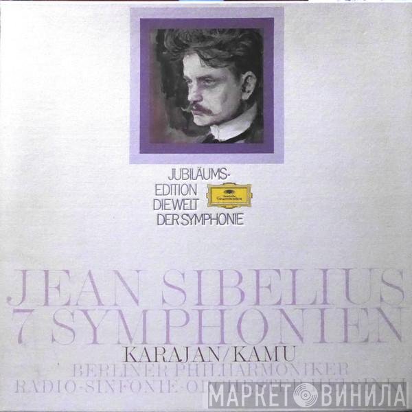 Jean Sibelius – Herbert von Karajan / Okko Kamu, Berliner Philharmoniker / Radion Sinfoniaorkesteri  - 7 Symphonien