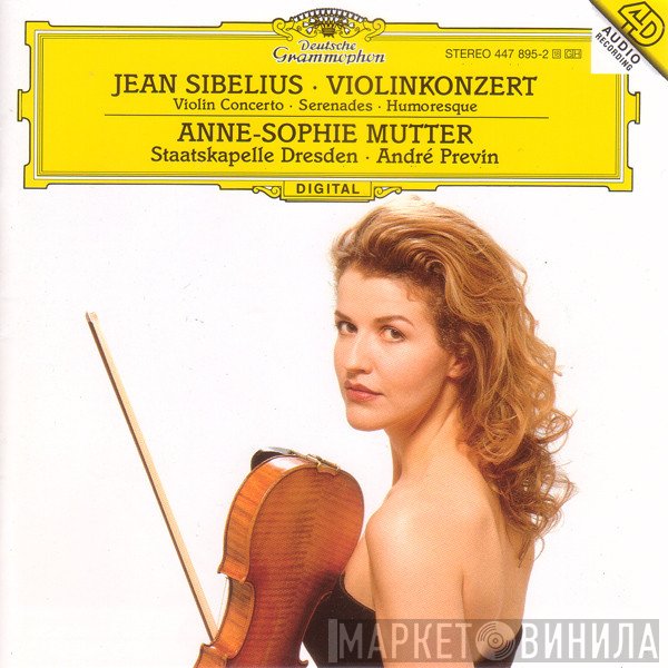 Jean Sibelius - Anne-Sophie Mutter, Staatskapelle Dresden, André Previn  - Violinkonzert