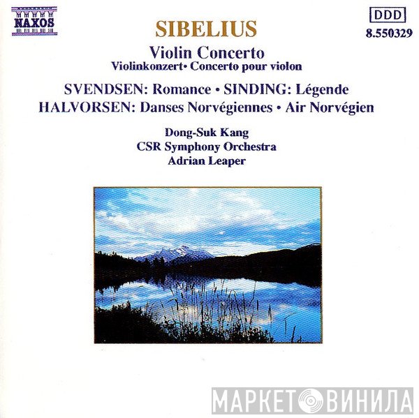 Jean Sibelius, Johan Halvorsen, Slovak Radio Symphony Orchestra, Christian Sinding, Adrian Leaper, Johan Svendsen, Dong-Suk Kang - Violin Concerto