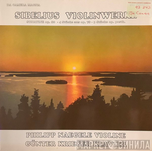 Jean Sibelius - Philipp Naegele, Günter Krieger  - Violinwerke