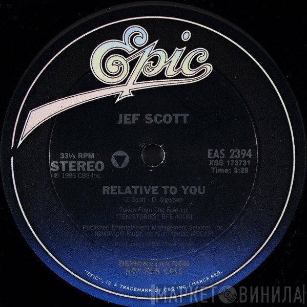 Jef Scott  - Relative To You