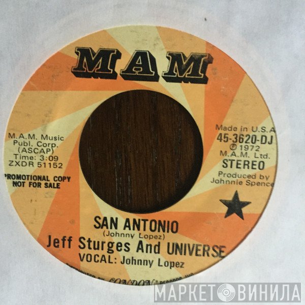 Jeff Sturges And Universe - San Antonio