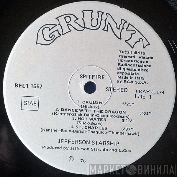 Jefferson Starship  - Spitfire