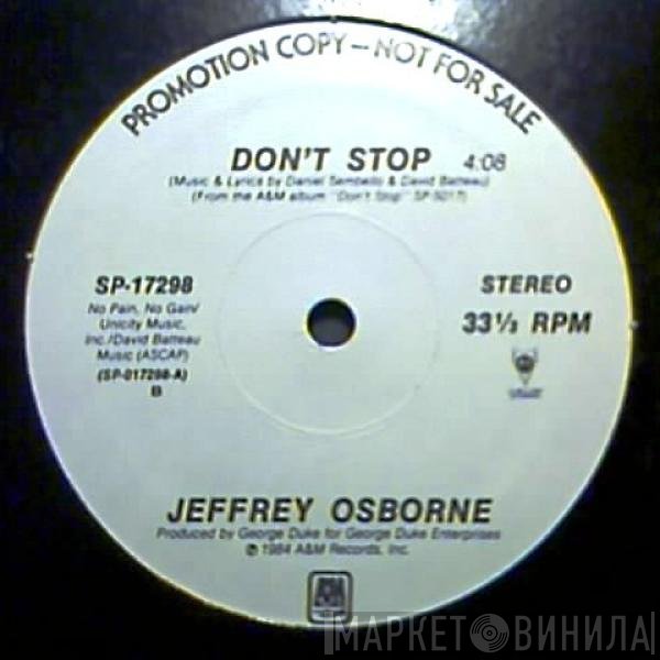 Jeffrey Osborne  - Don't Stop