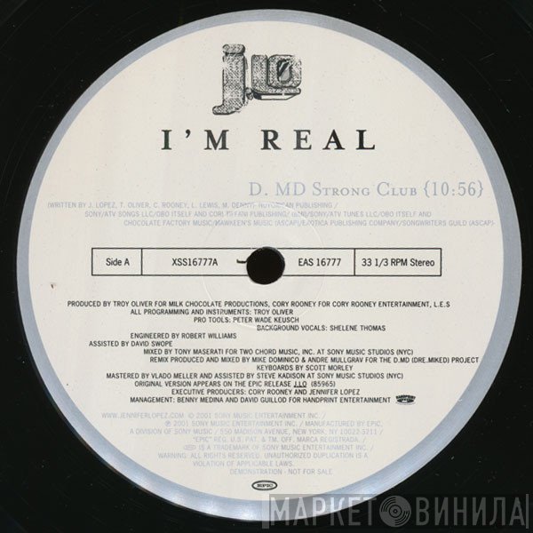 Jennifer Lopez - I'm Real