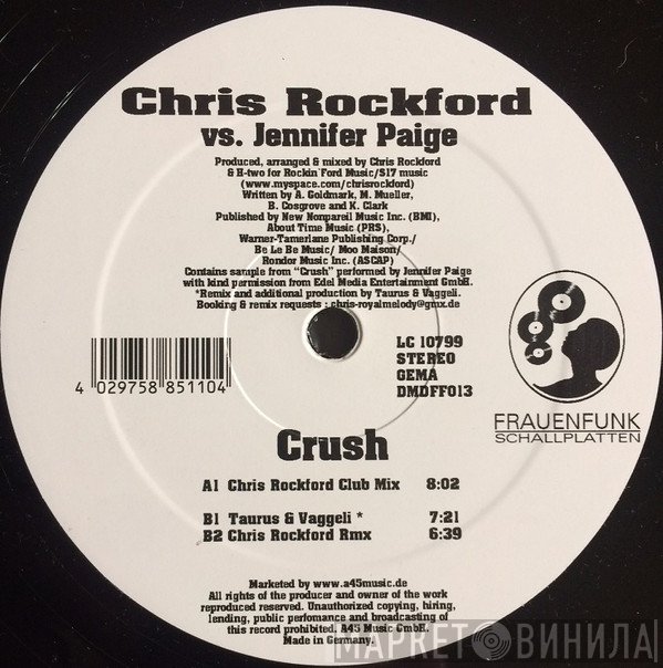 Jennifer Paige, Chris Rockford - Crush