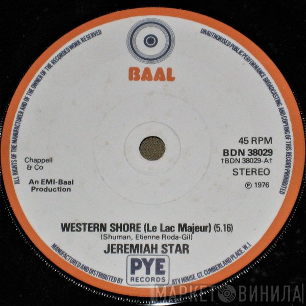 Jeremiah Star - Western Shore (Le Lac Majeur)