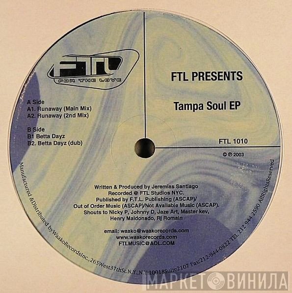 Jeremias Santiago - Tampa Soul EP