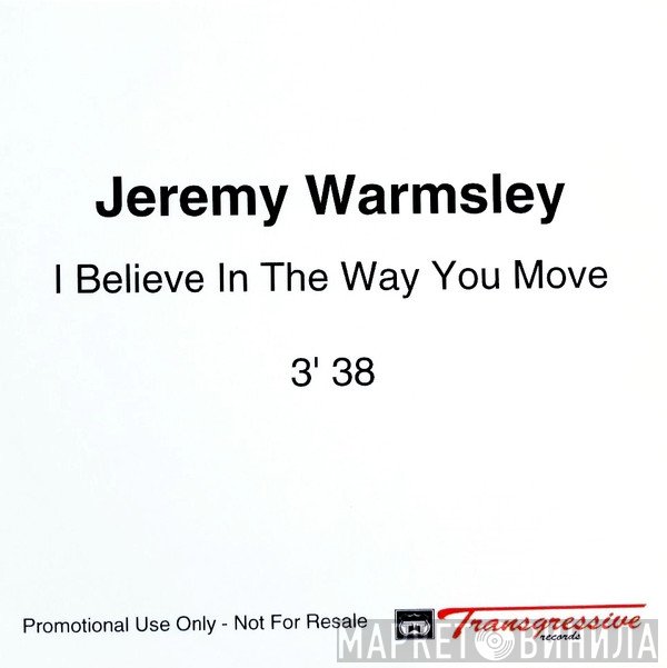 Jeremy Warmsley - I Believe In The Way You Move