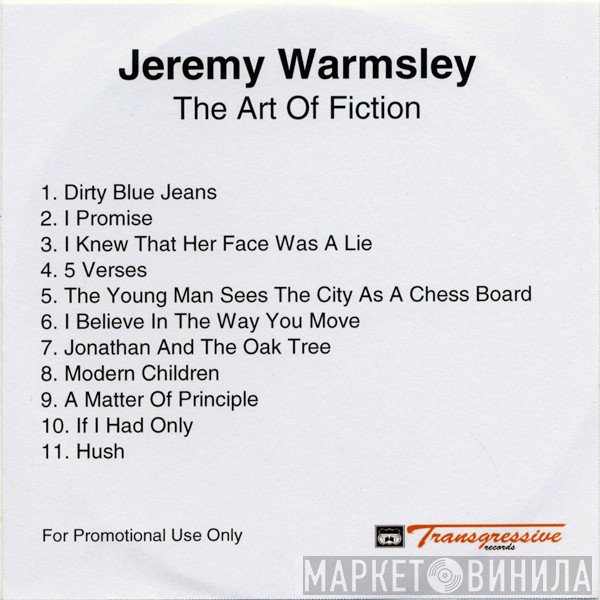 Jeremy Warmsley - The Art Of Fiction