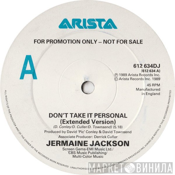 Jermaine Jackson - Don't Take It Personal (Extended Version)