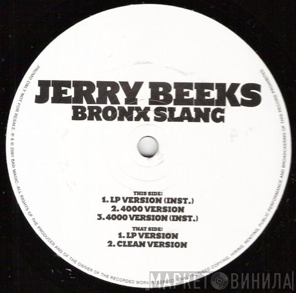 Jerry Beeks - Bronx Slang