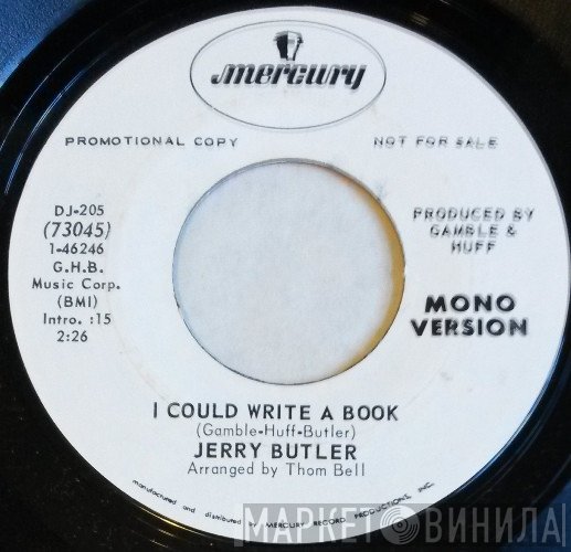 Jerry Butler - I Could Write A Book