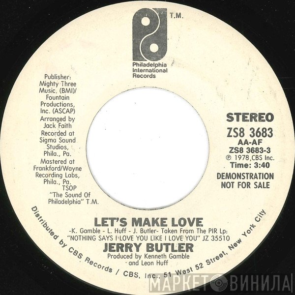 Jerry Butler - Let's Make Love