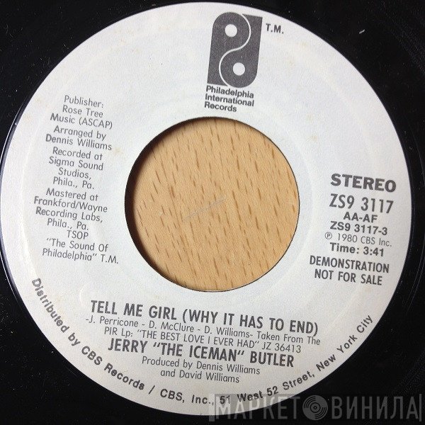 Jerry Butler - Tell Me Girl (Why It Has To End)