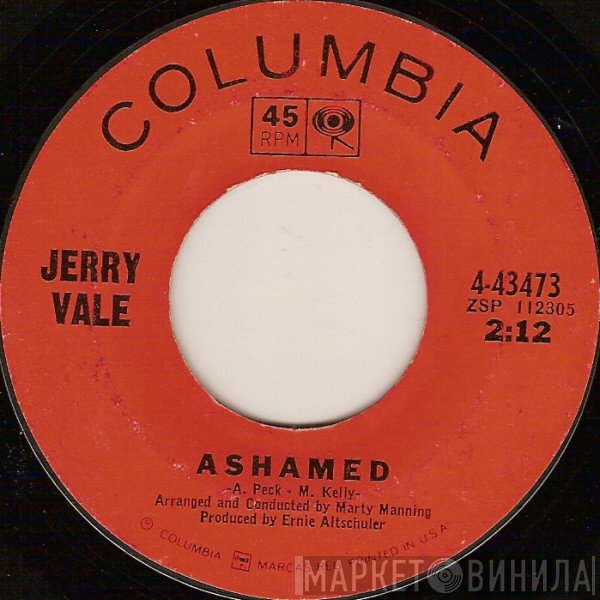 Jerry Vale  - Ashamed