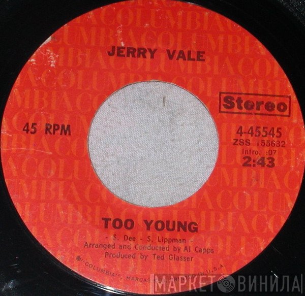 Jerry Vale  - Too Young