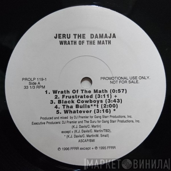 Jeru The Damaja  - Wrath Of The Math