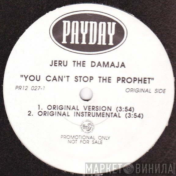 Jeru The Damaja - You Can't Stop The Prophet