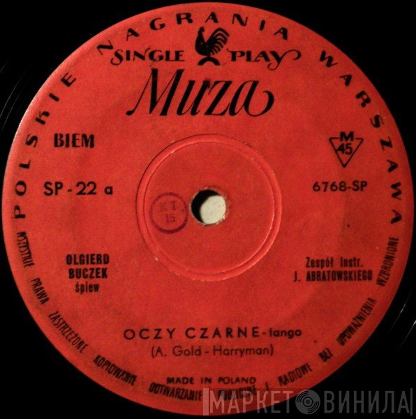 Jerzy Połomski, Olgierd Buczek - Oczy Czarne / Szkoda Twoich Łez Dziewczyno