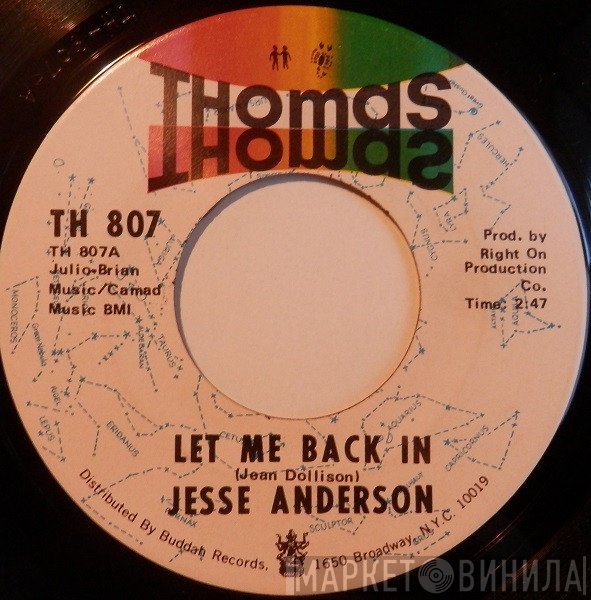 Jesse Anderson  - Let Me Back In