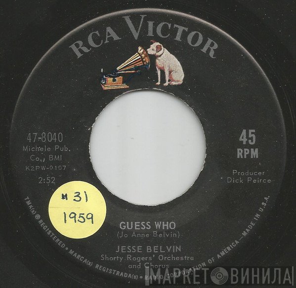 Jesse Belvin - Guess Who / Funny