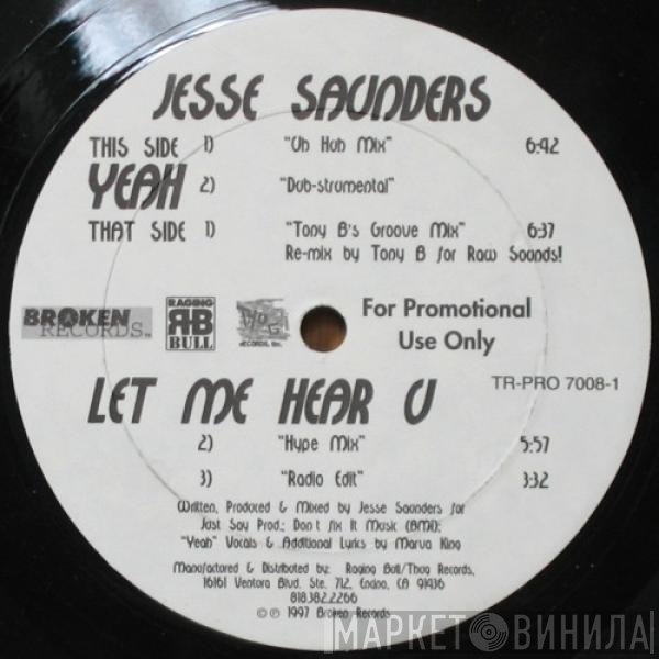 Jesse Saunders - Yeah