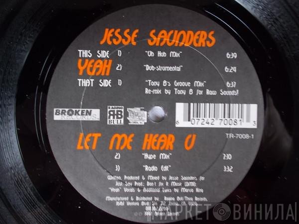 Jesse Saunders  - Yeah