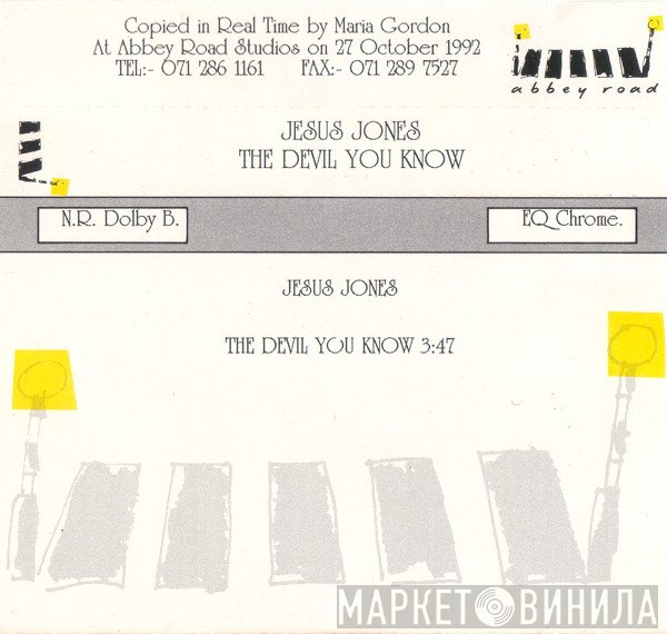 Jesus Jones  - The Devil You Know