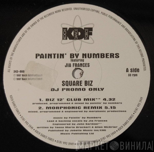 Jia Frances, Paintin' By Numbers - Square Biz