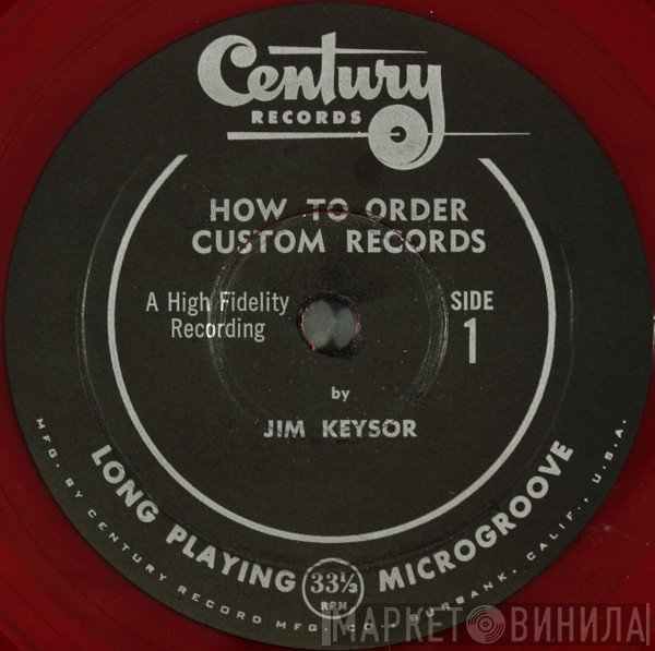 Jim Keysor  - How To Order Custom Records