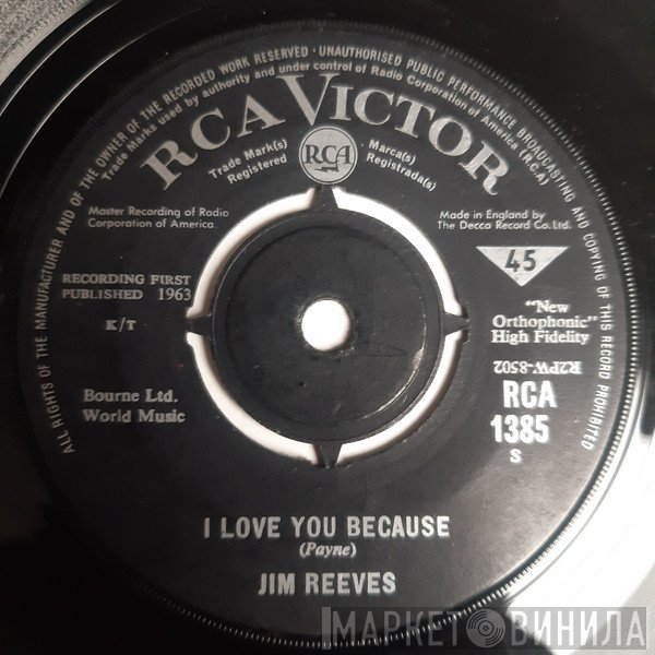 Jim Reeves  - I Love You Because / Anna Marie