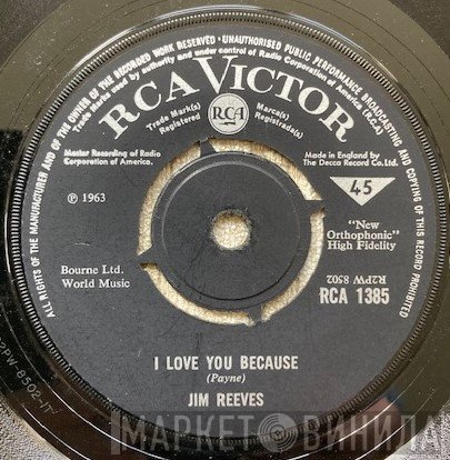 Jim Reeves  - I Love You Because / Anna Marie