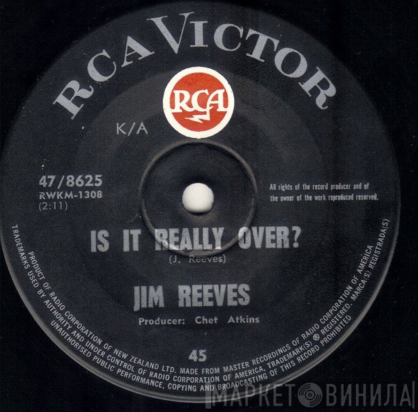 Jim Reeves  - Is It Really Over?  / Rosa Rio