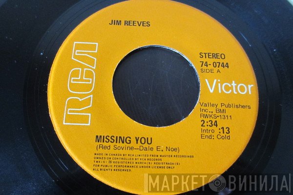 Jim Reeves  - Missing You / The Tie That Binds