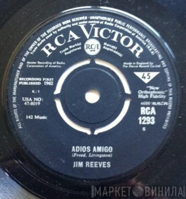 Jim Reeves - Adios Amigo / A Letter To My Heart