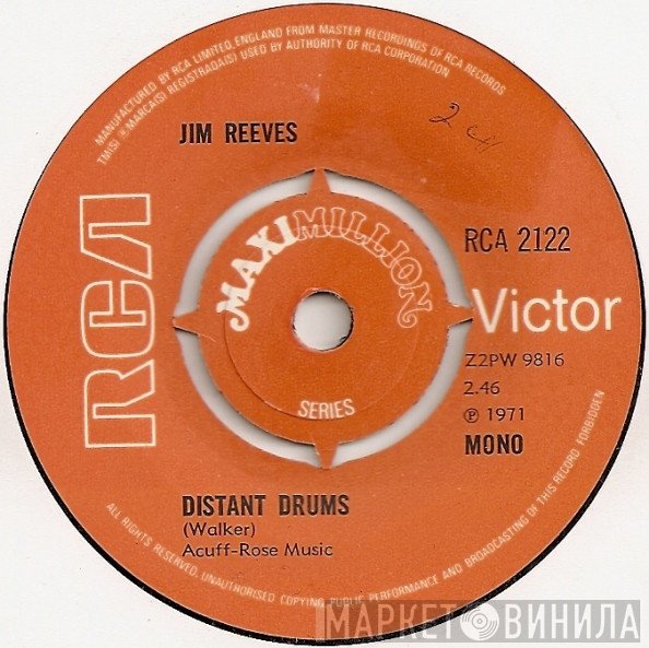 Jim Reeves - Distant Drums / Welcome To My World / There's A Heartache Following Me