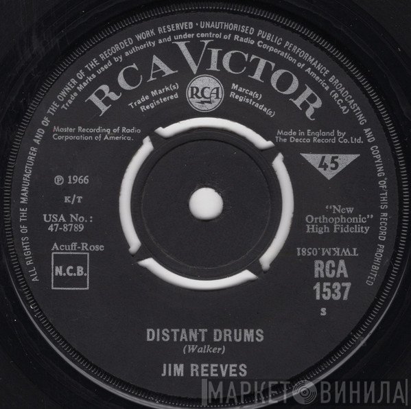 Jim Reeves - Distant Drums / Old Tige