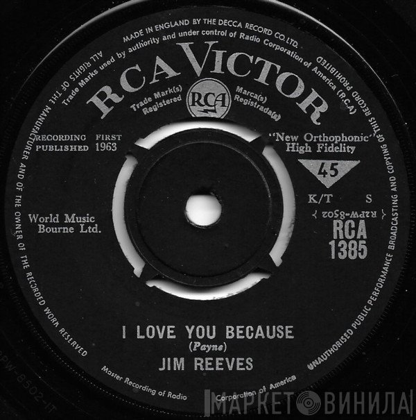 Jim Reeves  - I Love You Because