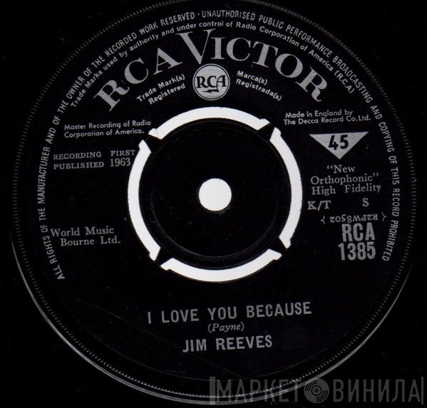 Jim Reeves - I Love You Because