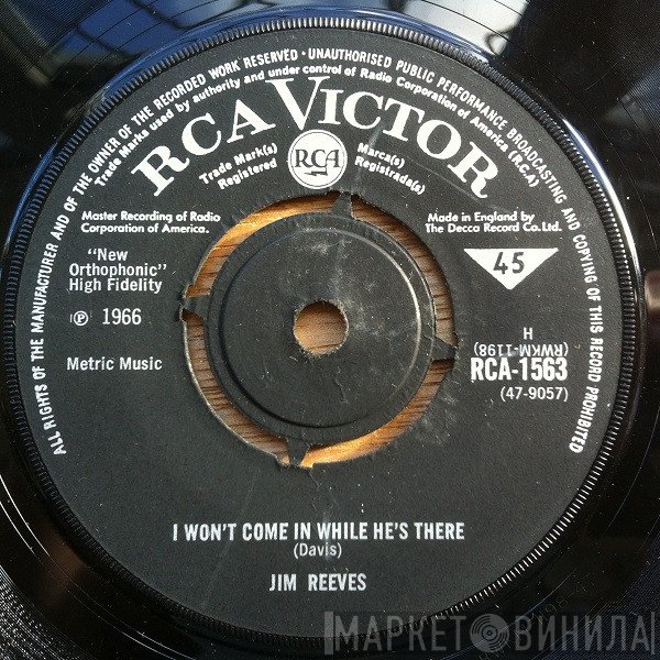 Jim Reeves - I Won't Come In While He's There / Maureen