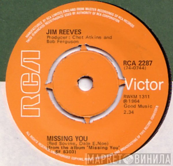Jim Reeves - Missing You