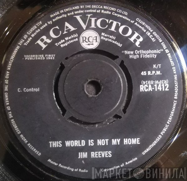 Jim Reeves  - This World Is Not My Home