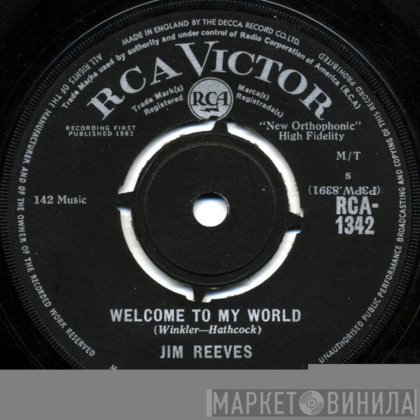 Jim Reeves - Welcome To My World / My Juanita