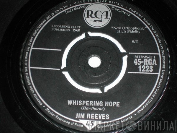 Jim Reeves  - Whispering Hope
