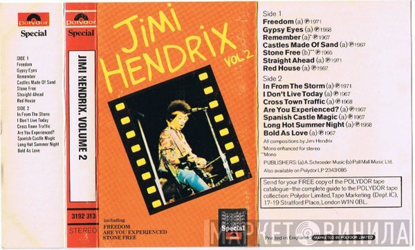 Jimi Hendrix - Jimi Hendrix Vol. 2