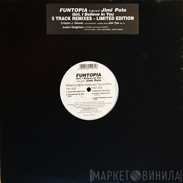 Jimi Polo, Funtopia - Girl, I Believe In You (5 Track Remixes)